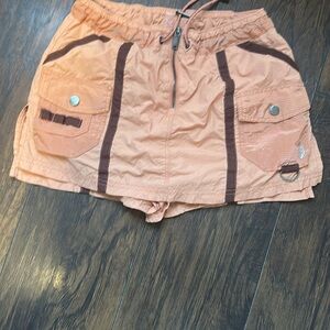 FP Movement by Free People Peach and Brown Skorts